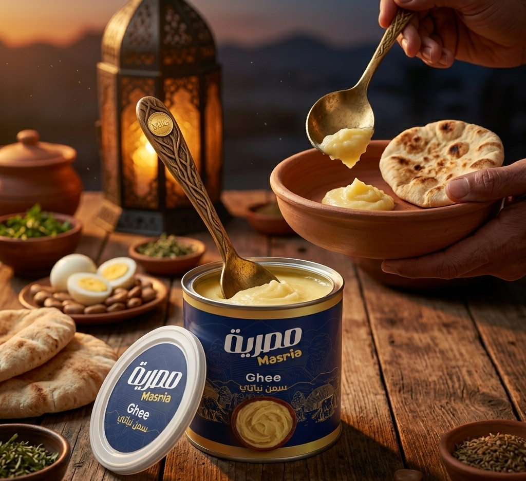 Masria Ghee on Ramadan table